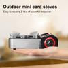 Мини-бутановая плита 2900 Вт, ветрозащитная, для кемпинга, походов, портативная, из алюминиевого сплава, для готовки в помещении и на открытом воздухе