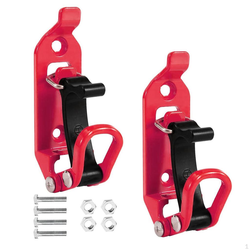 2 Pcs Roof Rack Shovel Holder Rubber Clamp Lightweight Car Accessories Ax Fixed Hammer