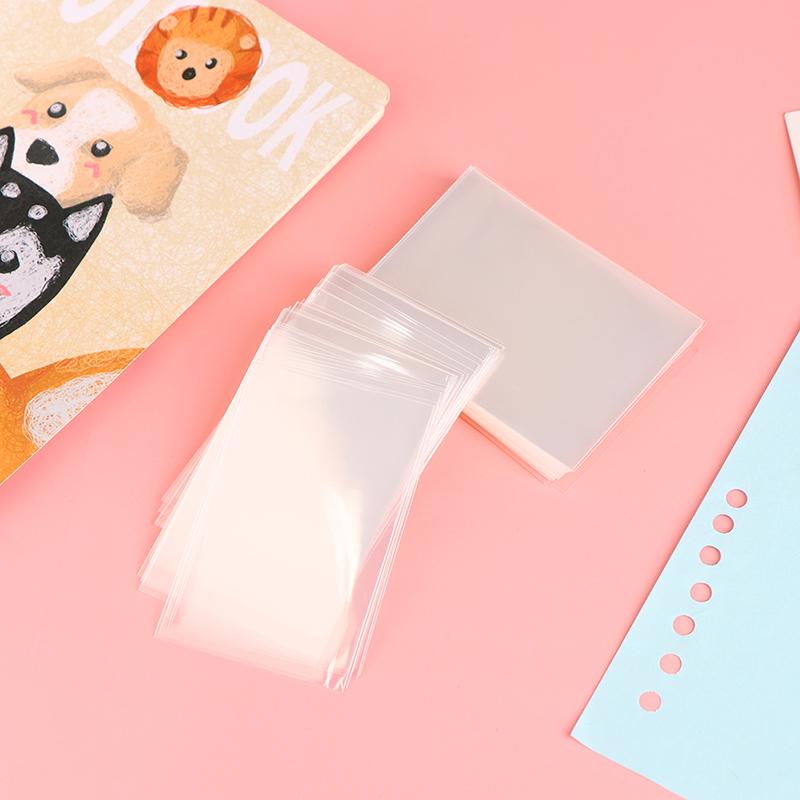 50/100 шт., рукава для карточек с попкорном, прозрачная, не содержащая кислоты, нескользящая защитная пленка без CPP