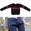 Детские игрушки Одежда для куклы Одежда для куклы-мальчика Джинсы Брюки Повседневный вязаный свитер Кукольное пальто