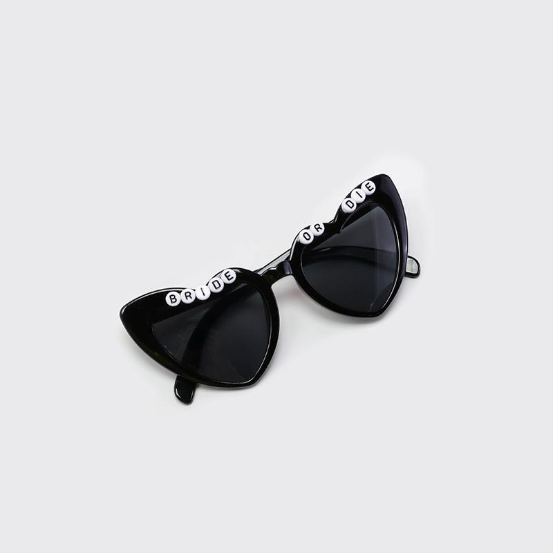 Солнцезащитные очки Невеста Или Умри Пока Смерть Не Разлучит Нас Вечеринка Девичник Свадебный Душ Хэллоуин Готика Октябрь Свадебное украшение подарок