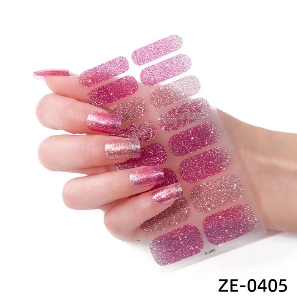 Маникюр Французский патч для ногтей Нажмите на полоски лака для ногтей DIY Nail Art Наклейка для женщин и девочек