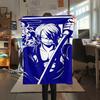 Фланелевое одеяло с принтом персонажей One Piece, Высококачественное, Удобное для всех сезонов, Декор для дома, Тепло и уют, Идеально для рождественских подарков