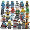 24pcs/set Ninjago Building Mini Blocks Figures Puzzle Action Minifigures Collection Toys Kids Gift