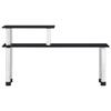 VidaXL Kitchen Shelf Black 45x16x26 Cm Tempered Glass
