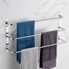 Three Stagger Layers Towel Holder Bars Towel Rack Bathroom Accessories Set 304 Stainless Steel Silver