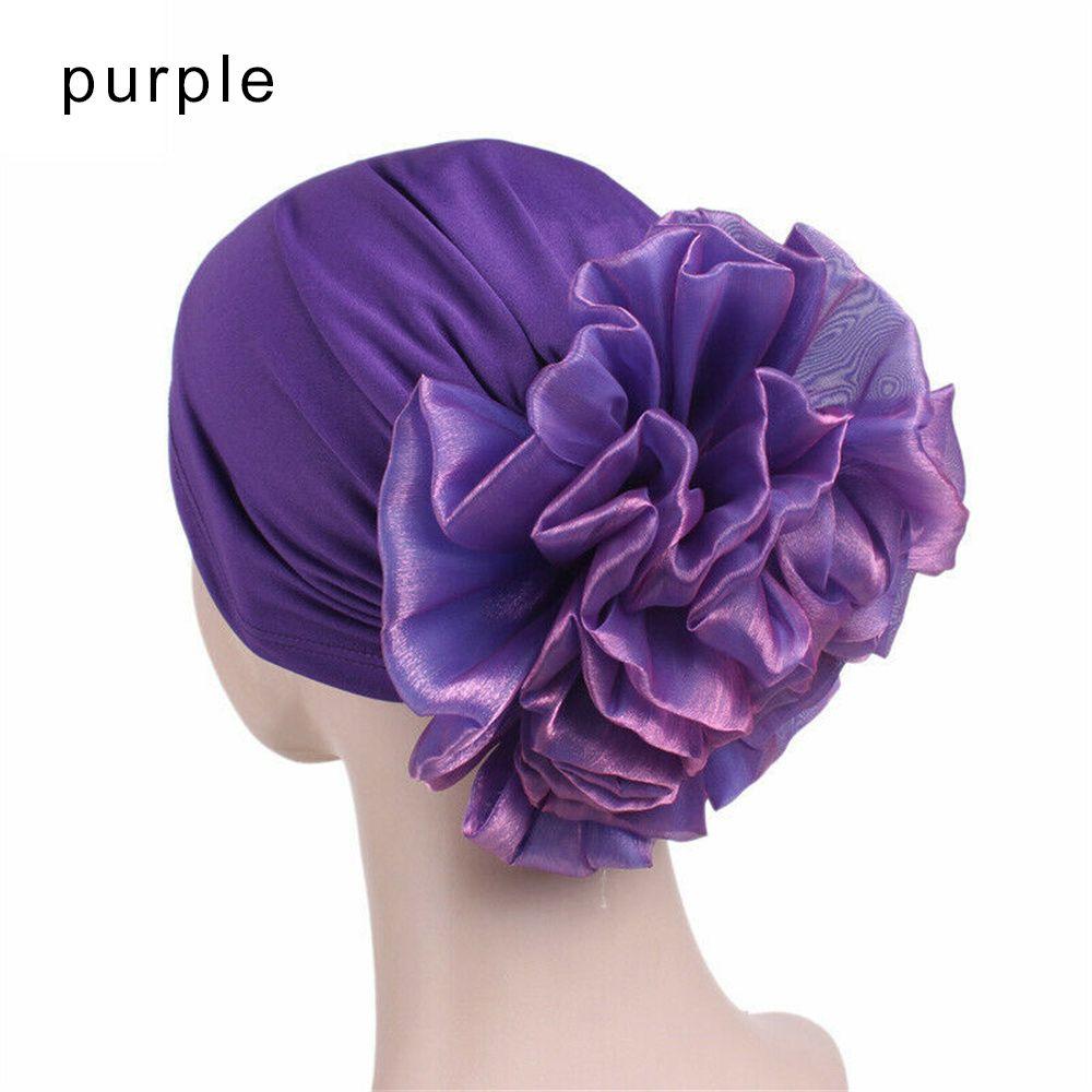New Headwear Turban Head Wrap Hair Care Loss Cap Cancer Chemo Hijab Muslim Turban Hat