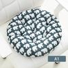 Coarse Cloth Round Style Cotton And Linen Style Seat Cushion Home Circular Cushion Japanese Style Futon Cushion Decoration