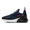 Nike Air Max 270 Cushioning, Wear Resistant Low top Kids' Running Shoes Blue Unisex 943345-410