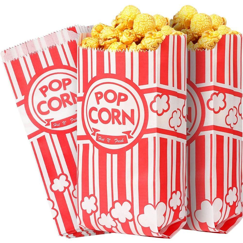 For Party Cinema Pointed Bottom Popcorn Container Potato Chips Boxs Popcorn Bags Popcorn Sleeve