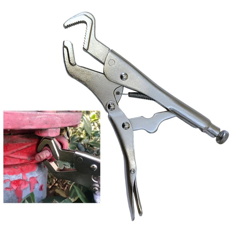 Locking Pliers Heavy Duty Adjustable Vise Vice Grips High-carbon Steel Quick Fixing Clamping Curved Jaw Spanner