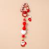 Fashion Christmas Tree Keychain Women Girls Santa Claus Snowman Key Ring Pendants for Handbag Decor DIY Key Chain New Year Gifts