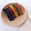 Simple Wild Women Girls Seamless Candy Color Hair Claw Duckbill Clip Plastic Face Wash Hairpin