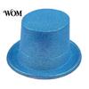Versatile Top Hat for Birthday Celebrations Shiny Hats, Glitter Adult Kids, Colorful Magician Hat, Victorian Dress Up Christmas Sparkly Hats
