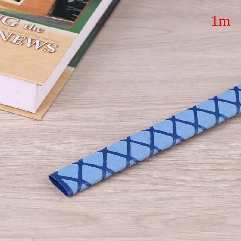 Нескользящая термоусадочная трубка 1 м, водонепроницаемая обертка для рыбалки, чехол для удочки и ракетки