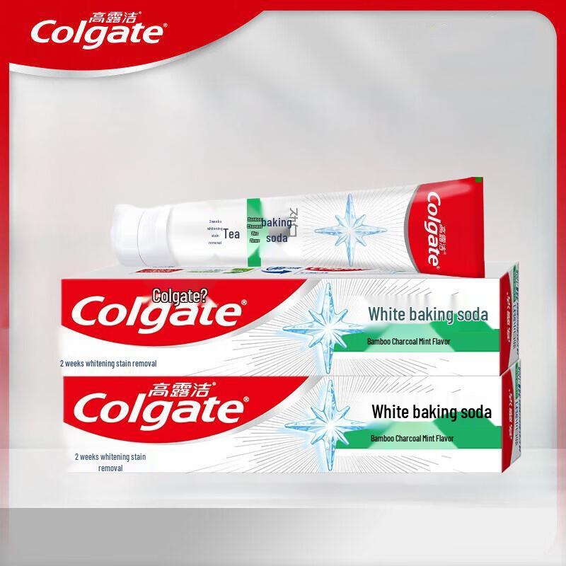 Colgate Отбеливающая зубная паста Power White с бамбуковым углем и мятой