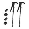 Telescopic Trekking Poles T-handle Ultralight Adjustable Walking Sticks Adult Hiking Canes Non-slip Alpenstocks