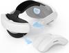 Sonicgrace S3 Duo 20W Fast Charging Head Strap with Quest 3 and Quest Dual Pack X with Charging Adjustable and Comfortable VR MetaQuest Replacement