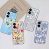 Clear TPU Silicone Bumper For Oppo K12x Realme Narzo N63 13 Pro Plus Pro+ A3x Phone Bags Cover Pretty Flower Pattern Case Anti Drop Fashion Shell Capa
