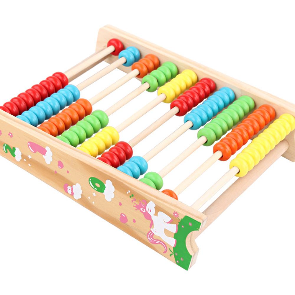 Деревянные счеты, математические деревянные игрушки, цифры, развивающая игра, идеальные игрушки для малышей, логическое мышление