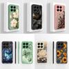 Case For Xiaomi 14 15 14T 12 13 12S 12T Pro Ultra 12Lite 13Lite 12X Capa Bumper Sweet Strawberry Cute Cat Soft New Liquid Silicone Anti Slip For Redmi