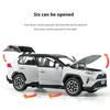 Масштабная модель автомобиля Toyota RAV4 из сплава 1:32, изысканное настольное украшение, лучшая коллекция для энтузиастов моделей автомобилей, подарки на Хэллоуин