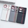 Для чехла на телефон ZTE nubia Z70S Ultra Z70 Ultra, однотонный кожаный дизайн, приятный на ощупь, со стильными линиями
