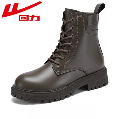 Женские средние ботинки с высоким берцем, износостойкие, нескользящие, женские туфли