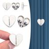 1/2/4Pcs Detachable Heart Shaped Magnetic Curtain Button Punch-free Drapery Clips  for Home