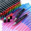 Dual-Tip Alcohol Marker Set, 60/80 Colors - Perfect for Artists & Students, Cute College-Style Sketching Pens