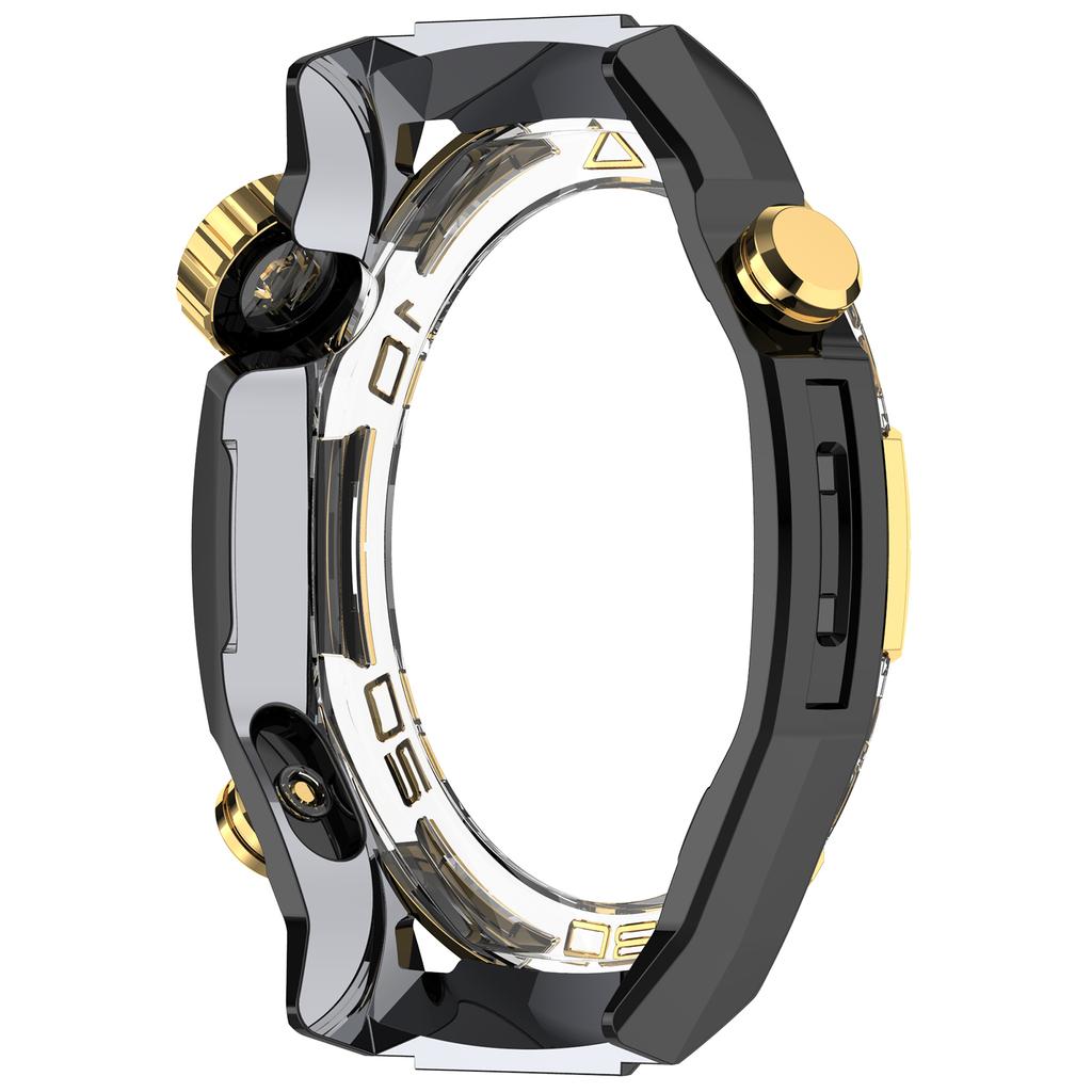 For Huawei Watch GT 5 46mm Case Hollow Design Hard PC Protective Cover Scratch Resistant