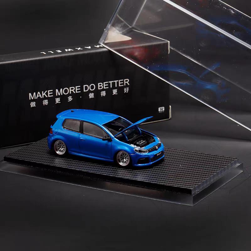 RUNTB1 Максвелл 1:64 VW Golf R GTI MK6 6-го поколения Show Edition Литой металлический модельный автомобиль Высокая детализация Коллекционный автомобиль Идеальный подарок
