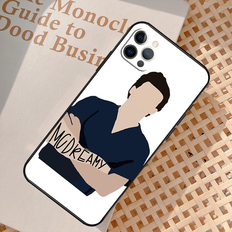 Чехол для телефона Дерек Шепард Анатомия страсти Для iPhone 16 11 12 13 14 15 Pro 12 13 Mini X XR XS Max Plus Чехол Coque