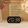 USB Powered Digital Alarm Clock Temperature Date Week Dual Alarm Night Mode Snooze Clock 5 Levels of Brightness 12/24H LED Clock