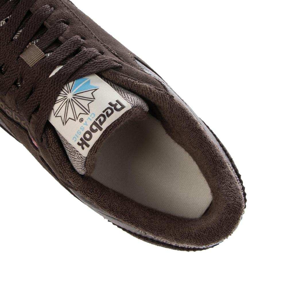 Reebok Classic Leather 1983 Винтаж 100230474 Кор Корич Серый Чек