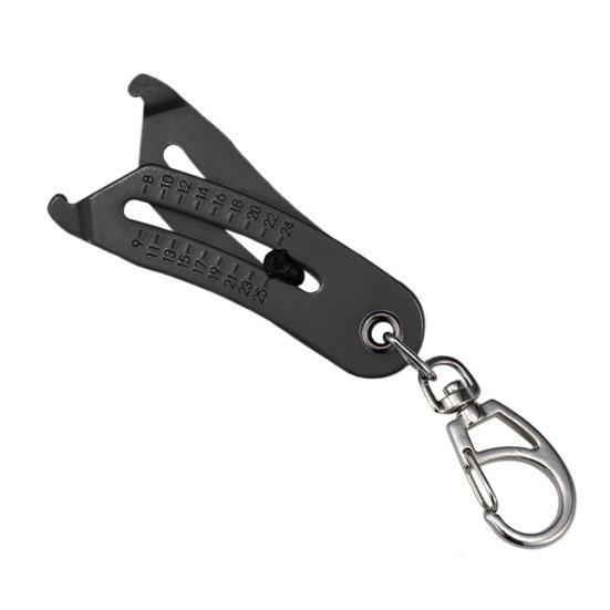 1 шт/2 шт портативный брелок для проверки размера резьбы подвеска металлический болт и гайка