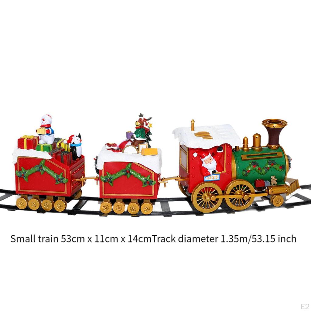 Christmas Train Set,Christmas Toy,with Light and Sound,Electric Track Playset,Toddlers