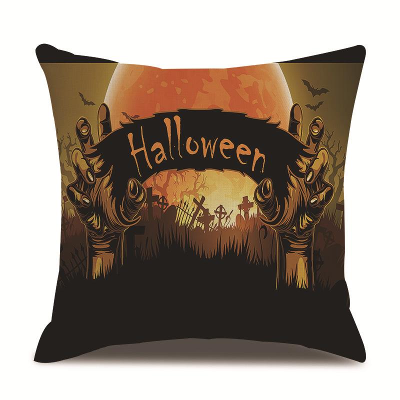 Хэллоуин Льняная Наволочка Наволочка с Принтом