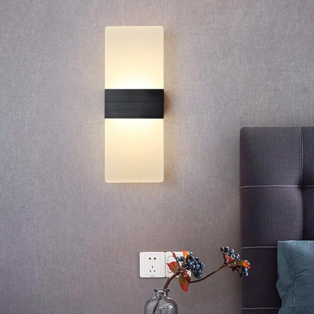 Acrylic Material LED Wall Lamp AC 220V Indoor Wall Light Wall Sconce Lamp Bedside Lighting