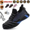 Work Sneakers Safety Shoes Men Women Steel Toe Puncture-Proof Safety Boots Indestructible Shoes Work Men Boots Industrial Shoes