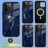 Чехол для телефона с рисунком кита, морского животного, для iPhone 15,14,13,12,11,Plus,Pro,Max Mini, с магнитной беспроводной зарядкой Magsafe