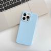 Чехол для iPhone 16 из настоящего жидкого силикона 14promax корейский 12 премиум 13 однотонный 11