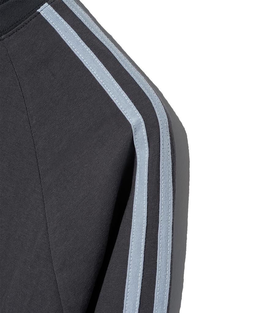 ESCAPEFROM Spilled Water Print Track Long Sleeve Charcoal