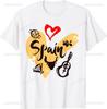 I Love Spain Cool Spain Doodles Illustration Graphic Design TShirt Unisex Summer Streetwear Tops Custom Printed Graphic TShirt