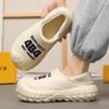 New Fashion Warm Plush Slippers Shoes for Men Womens Winter Thick Bottom Clogs Waterproof Outdoor Garden Shoes Home Cotton Shoes