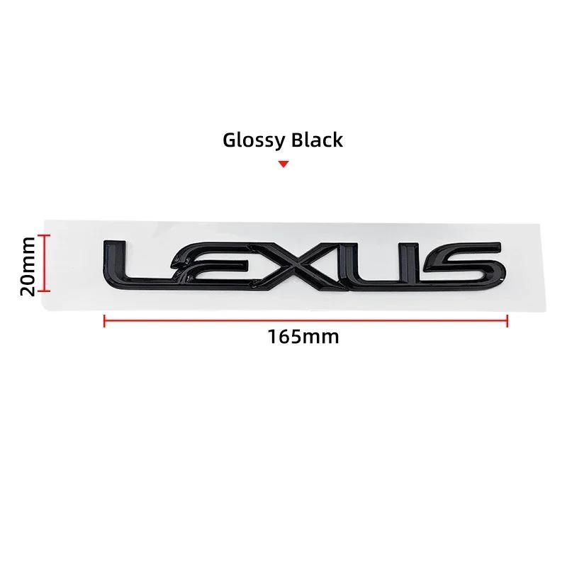 3D ABS Наклейка-значок с буквой на багажник автомобиля Для Lexus F SPORT Hybrid ES CT GS IS UX GX LBX NX RX 350h 450h аксессуары