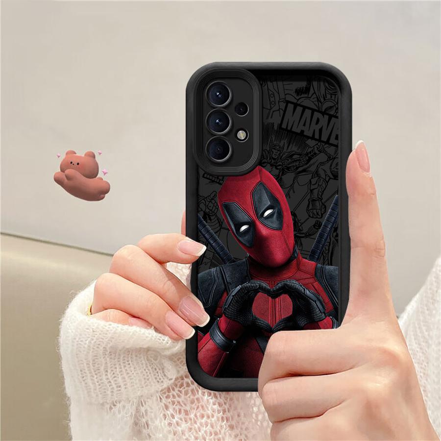 Чехол Marvel Deadpool для Samsung Galaxy A23 A12 A36 A33 A16 A26 A22 A32 A34 A56 A24 A13 A14 Мягкий чехол
