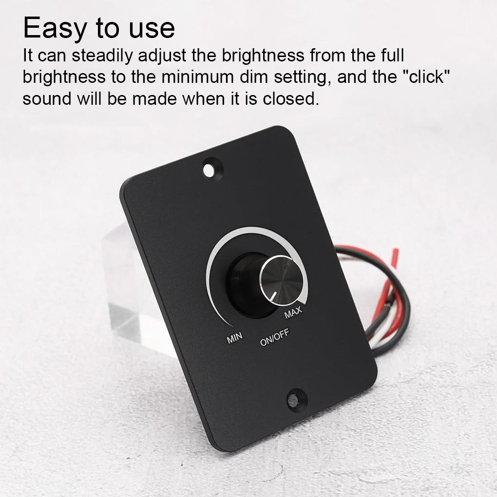 12 В 3 провода прицеп лодка автомобиль грузовик светодиодный диммер переключатель прочный свет диммер с технологией PWM эффективный свет диммер