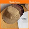 Fashion Solid Color Suede Women Casual Flat Top Hat For Fall And Winter Fashion