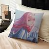 Darling In The Franxx Zero Two 45*45Cm Cushion Cover Pillow Cover Decor Pillowcase Home Pillowcase For Couch Pillow